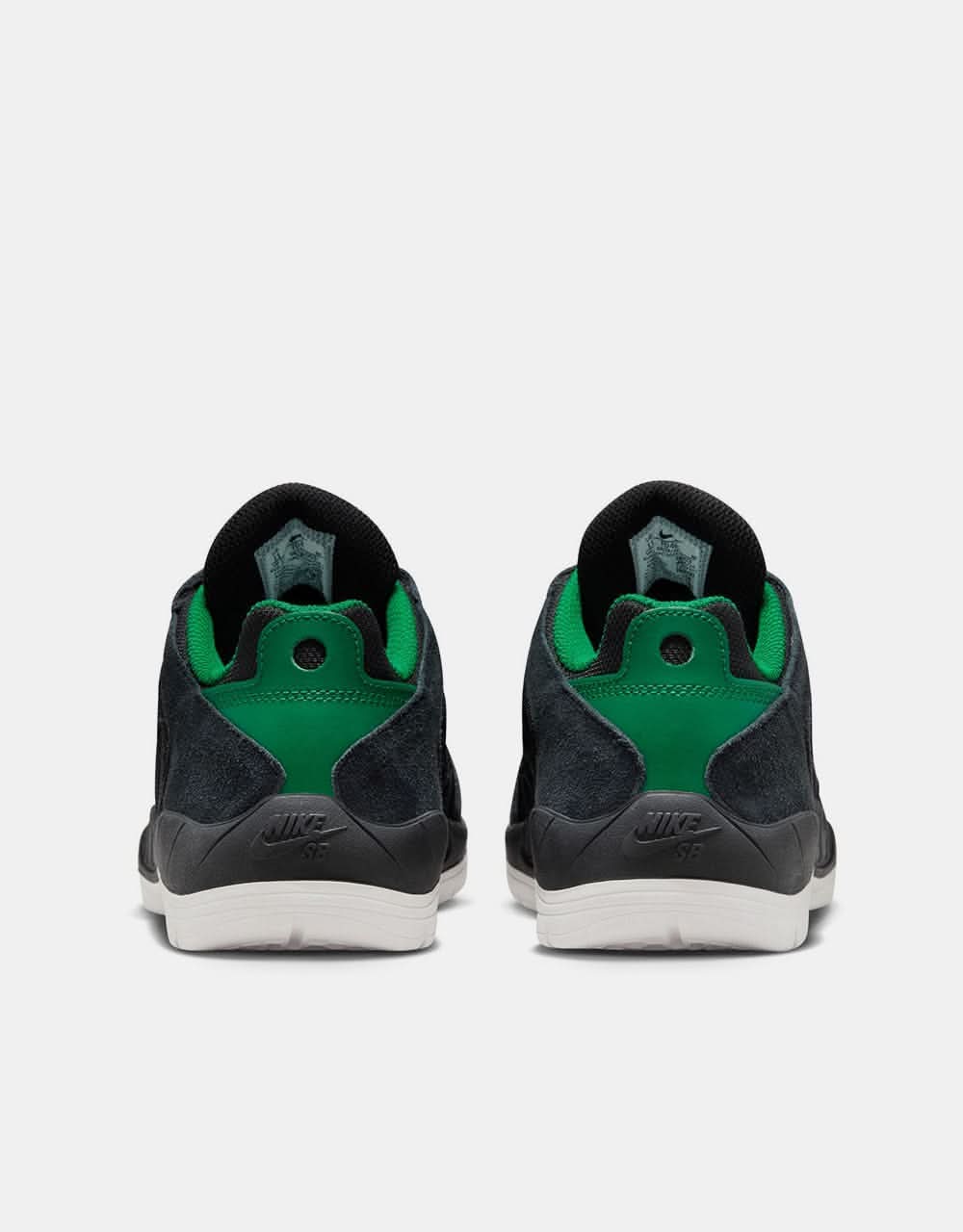 Nike SB Vertebrae Skate Shoes - Black/Malachite-Black-Summit White - Image 4