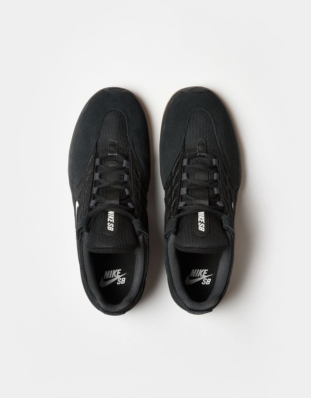 Nike SB Vertebrae Skate Shoes - Black/Summit White-Anthracite-Black-Gum Lt Brown - Image 7