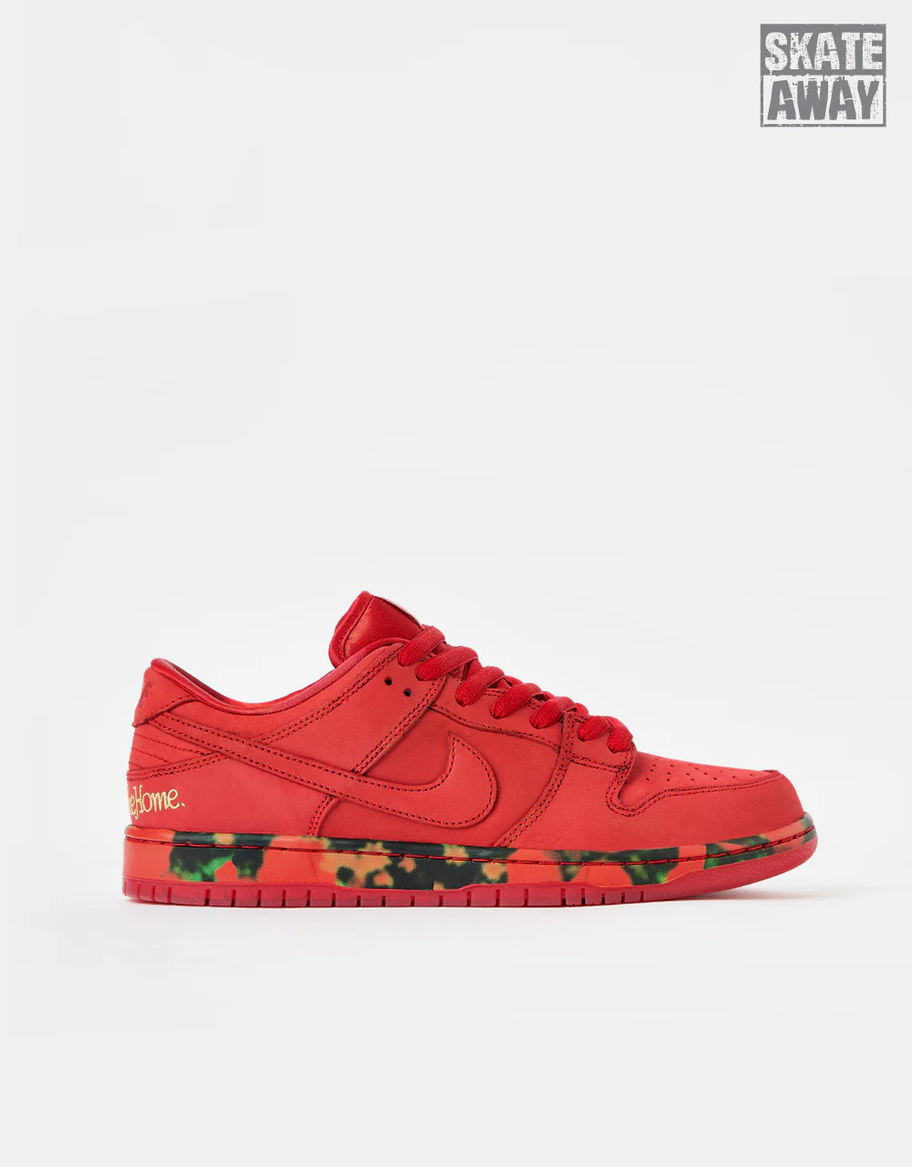 Nike SB 'Wizard of Oz' Dunk Low Pro QS Skate Shoes - Gym Red/University Red-Multi-Color - Image 3