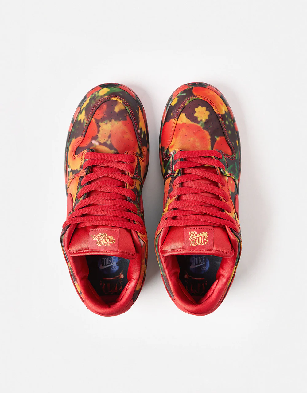 Nike SB 'Wizard of Oz' Dunk Low Pro QS Skate Shoes - Gym Red/University Red-Multi-Color - Image 5