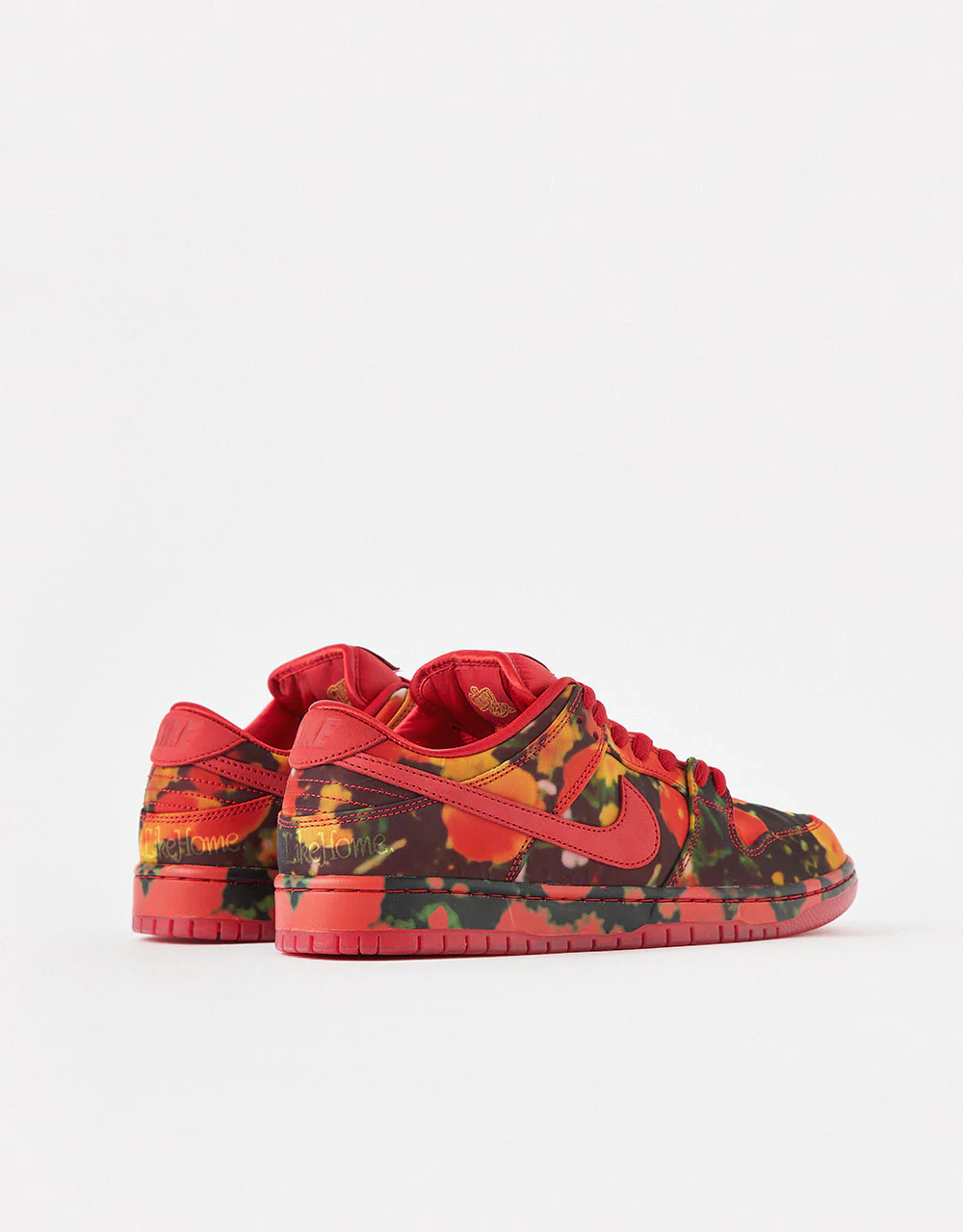 Nike SB 'Wizard of Oz' Dunk Low Pro QS Skate Shoes - Gym Red/University Red-Multi-Color - Image 8