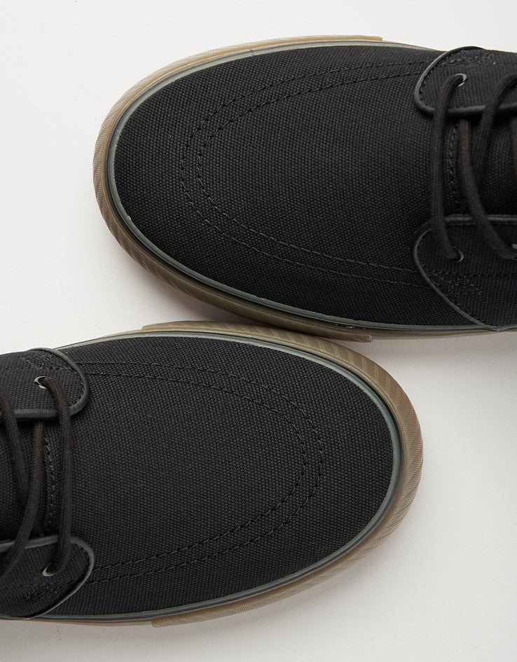 Nike SB Zoom Janoski OG+ Canvas Skate Shoes - Black/White-Black-White - Image 6
