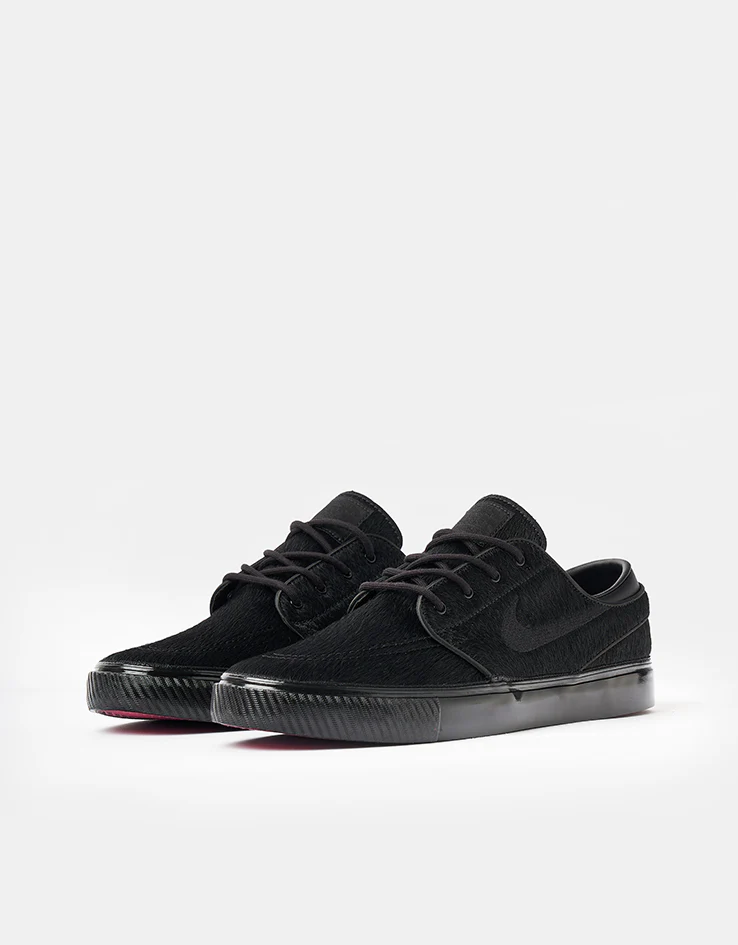 Nike SB Zoom Janoski OG+ SE Skate Shoes - Black/Black-Off Noir-Black - Image 3