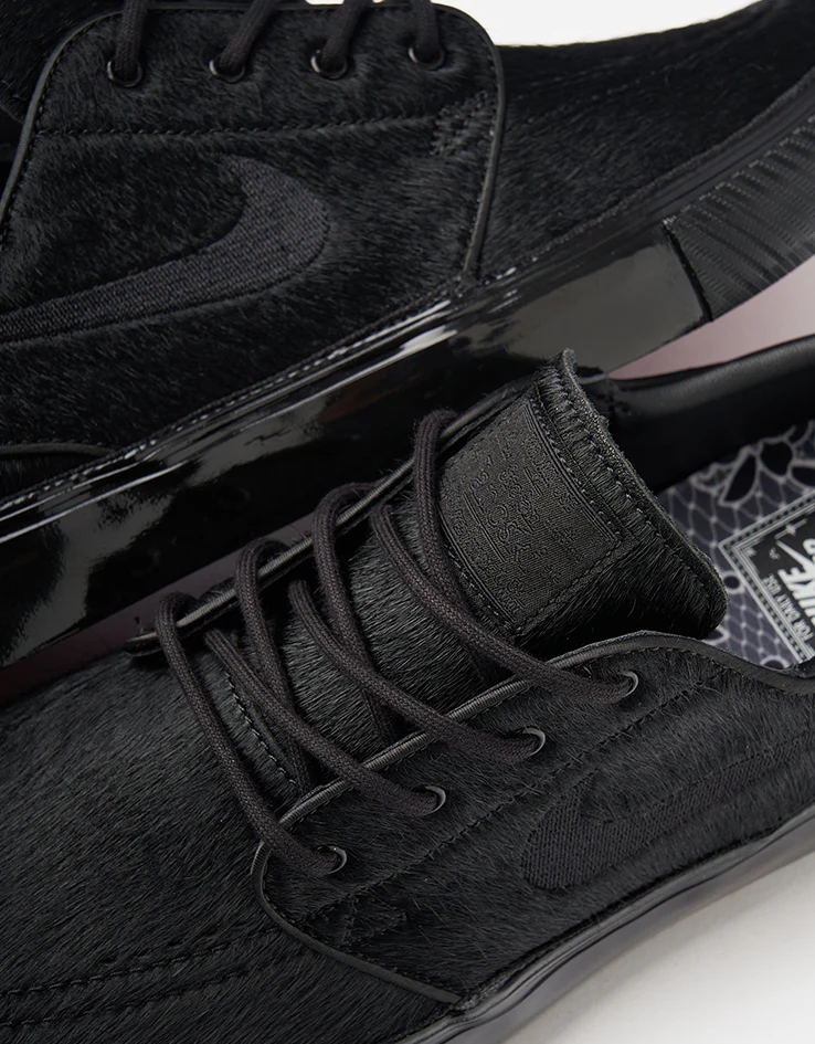 Nike SB Zoom Janoski OG+ SE Skate Shoes - Black/Black-Off Noir-Black - Image 5