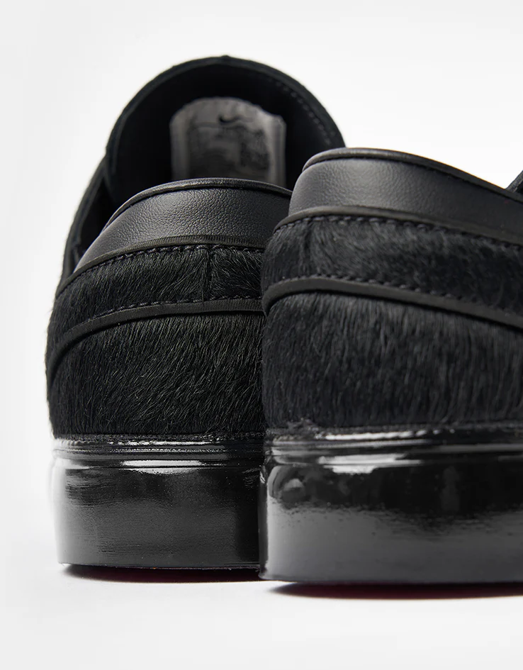 Nike SB Zoom Janoski OG+ SE Skate Shoes - Black/Black-Off Noir-Black - Image 7