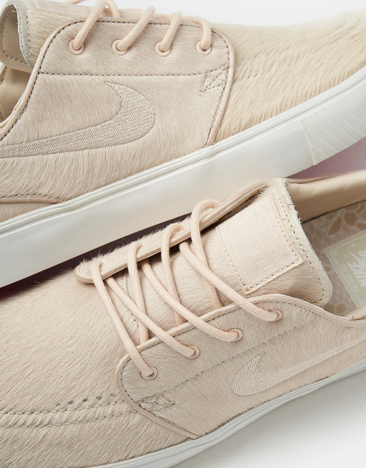 Nike SB Zoom Janoski OG+ SE Skate Shoes - Pearl White/Pearl White-Summit White - Image 7