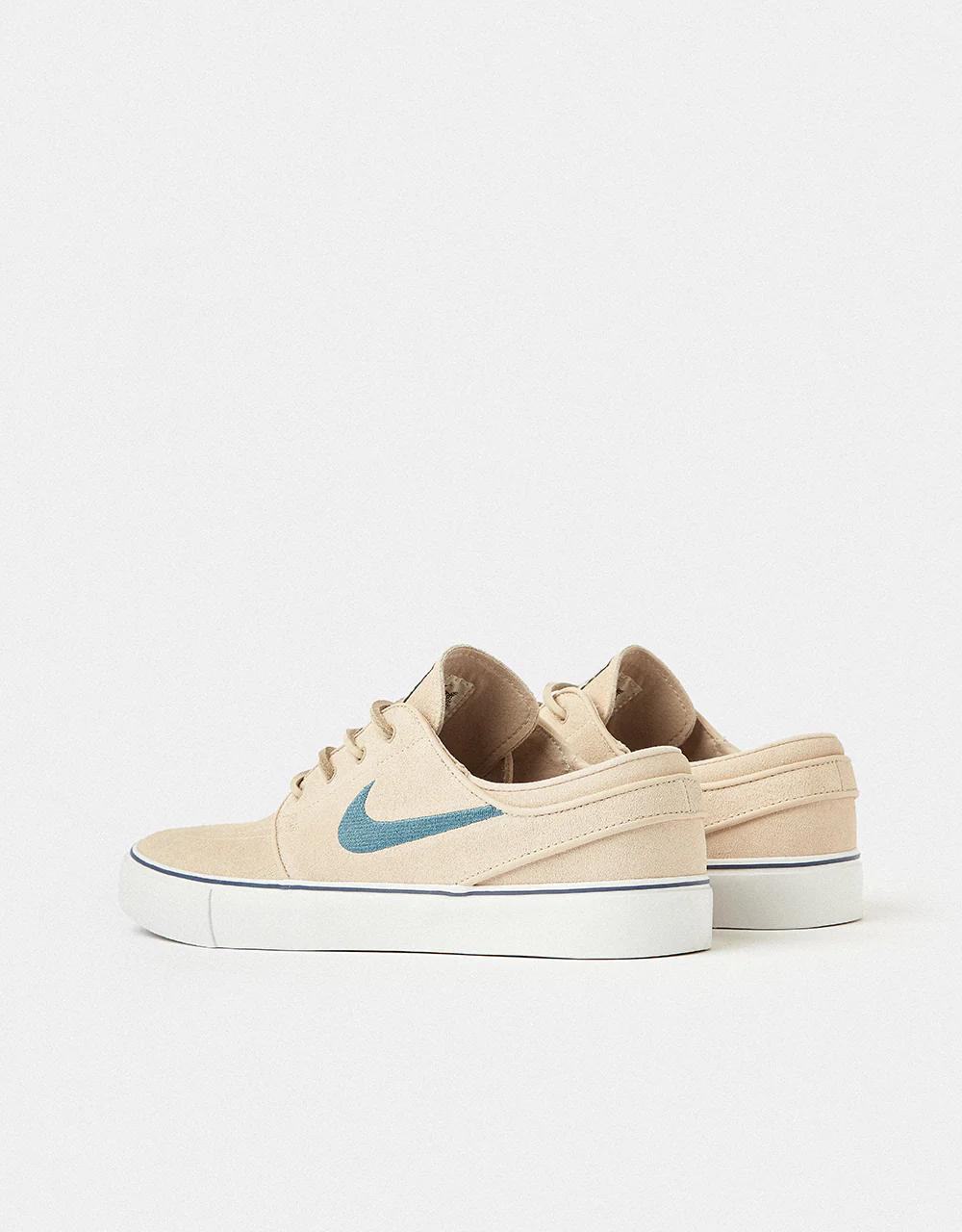 Nike SB Zoom Janoski OG+ Skate Shoes - Sanddrift/Smokey Blue-Thunder Blue - Image 7