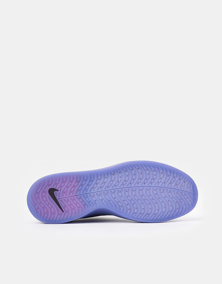 Nike SB Zoom Nyjah 4 Skate Shoes - Light Thistle/Black-Light Thistle - Image 9