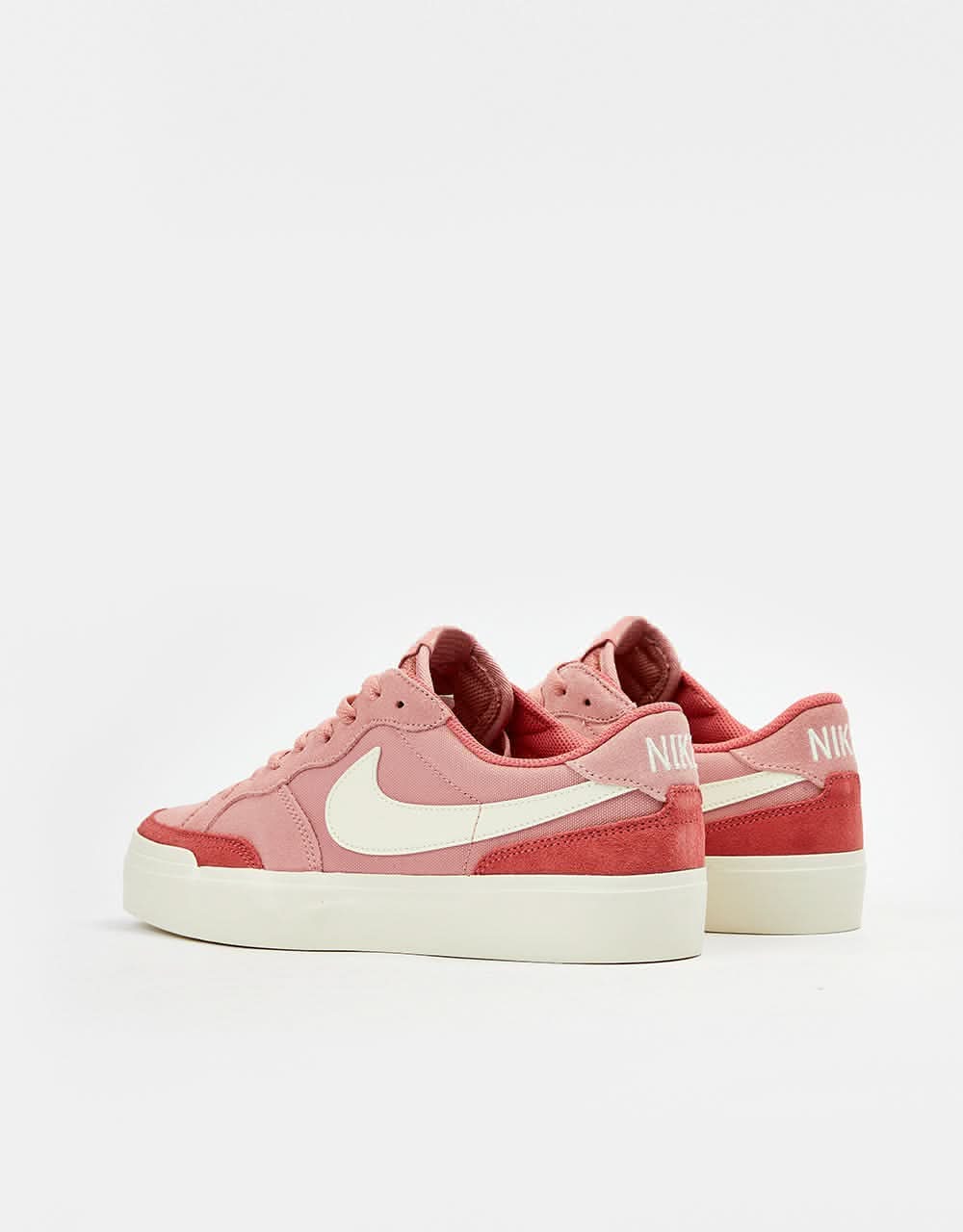 Nike SB Zoom Pogo Plus Skate Shoes - Red Stardust/Coconut Milk-Adobe-Coconut Milk - Image 6