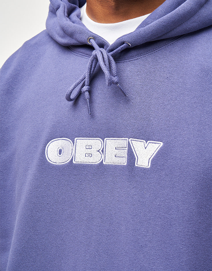 Obey Access Pullover Hoodie - Skipper Blue - Image 3