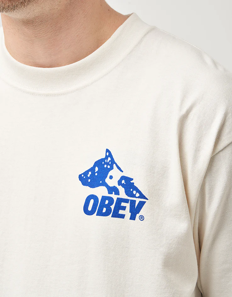 Obey Animals Heavyweight T-Shirt - Vintage White - Image 4