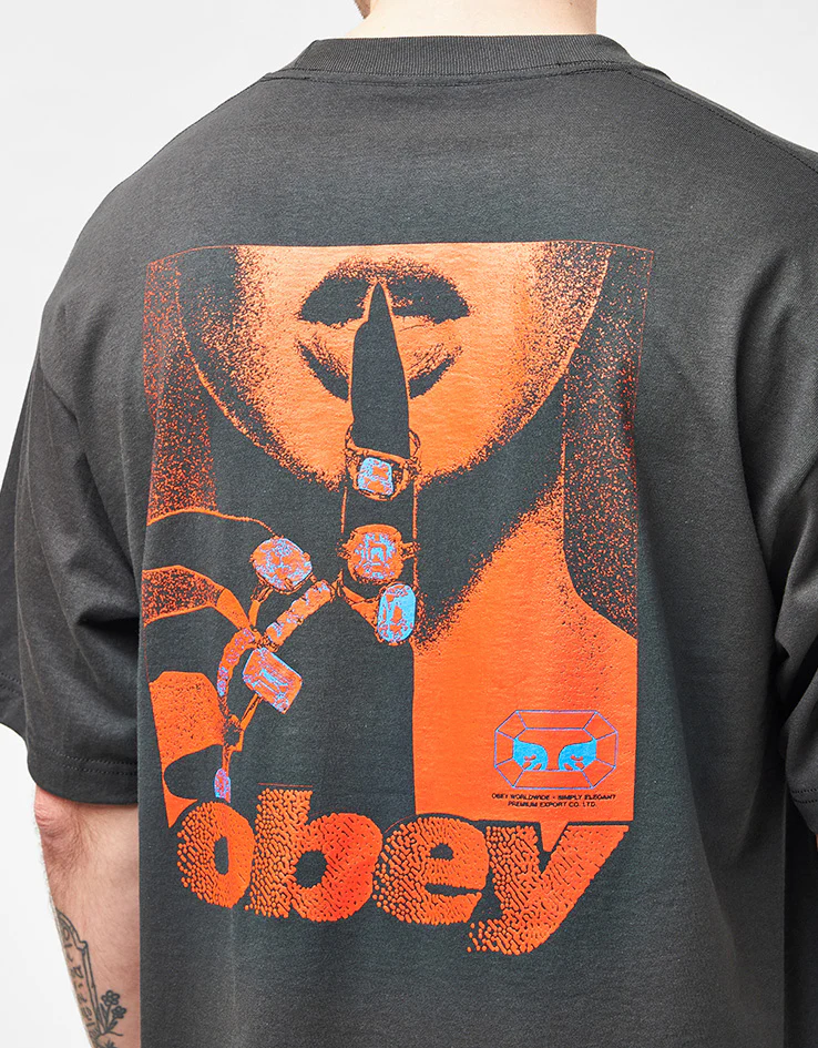 Obey Future Unwritten T-Shirt - Vintage Black - Image 3