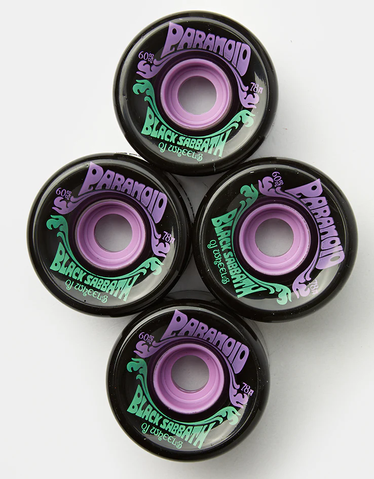 OJ x Black Sabbath Paranoid Super Juice 78a Skateboard Wheels - 60mm - Image 2