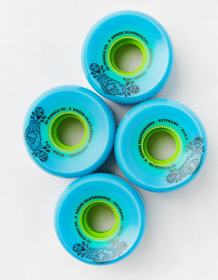 OJ x Roger ROJers Keyframe 87a Skateboard Wheels - 56mm - Image 3