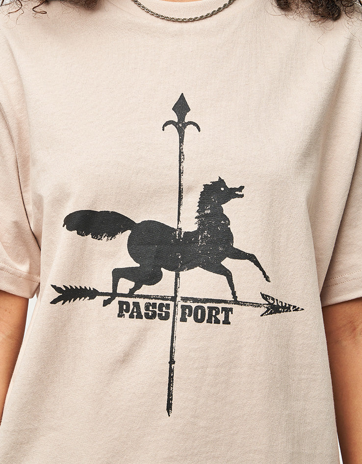 Pass Port Weathervane T-Shirt - Stone - Image 6