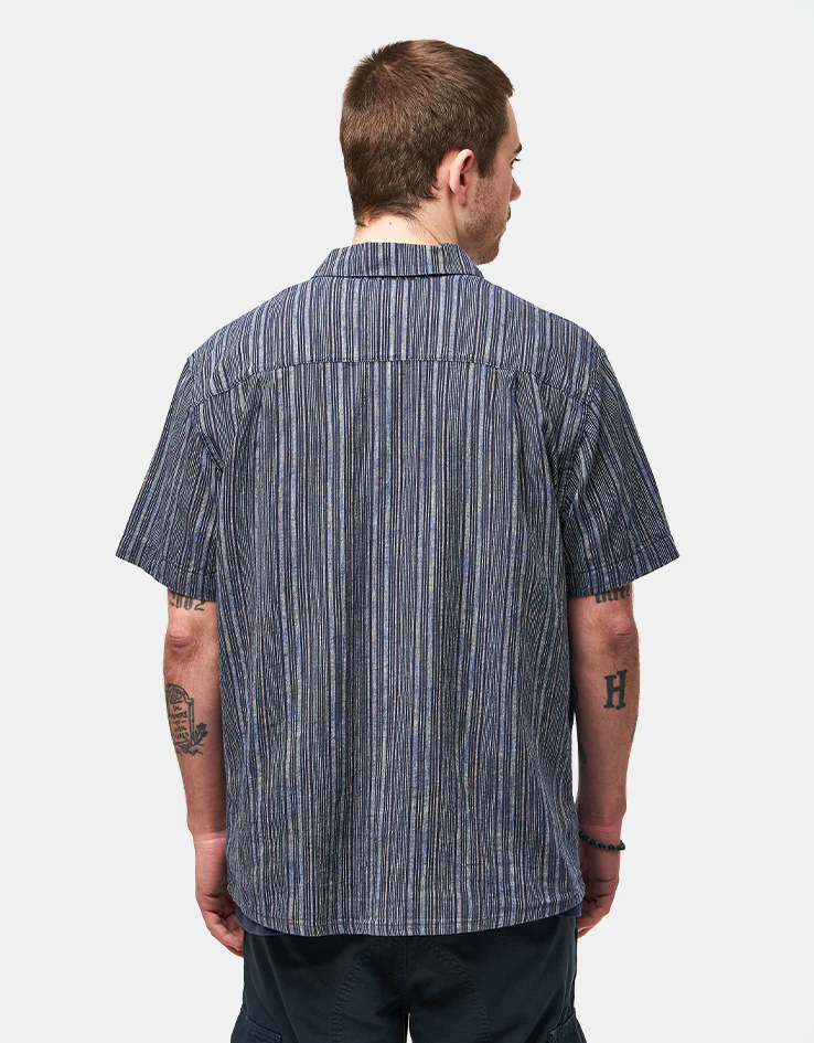 Patagonia Back Step S/S Shirt - Rapids: New Navy - Image 2