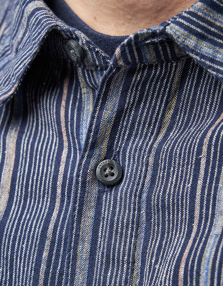 Patagonia Back Step S/S Shirt - Rapids: New Navy - Image 5