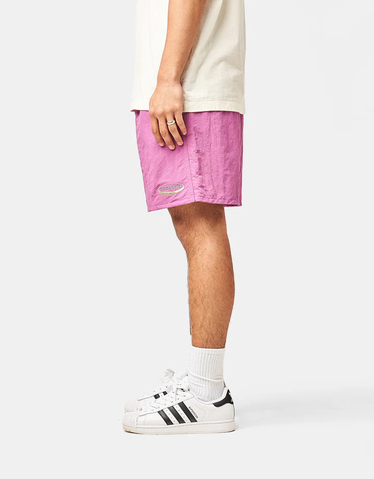 Patagonia Baggies 5" Shorts - '95 Oval Logo: Faded Magenta - Image 3