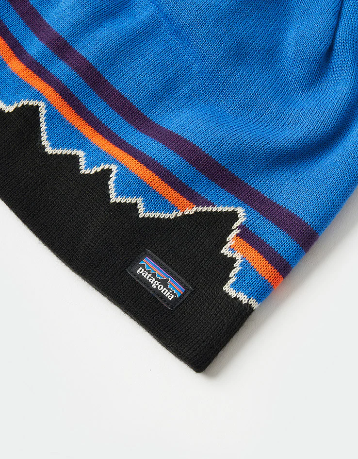 Patagonia Beanie Hat - Classic Fitz Roy/Andes Blue - Image 2