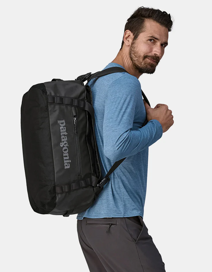 Patagonia Black Hole Duffel Bag 40L - Black w/Black - Image 2