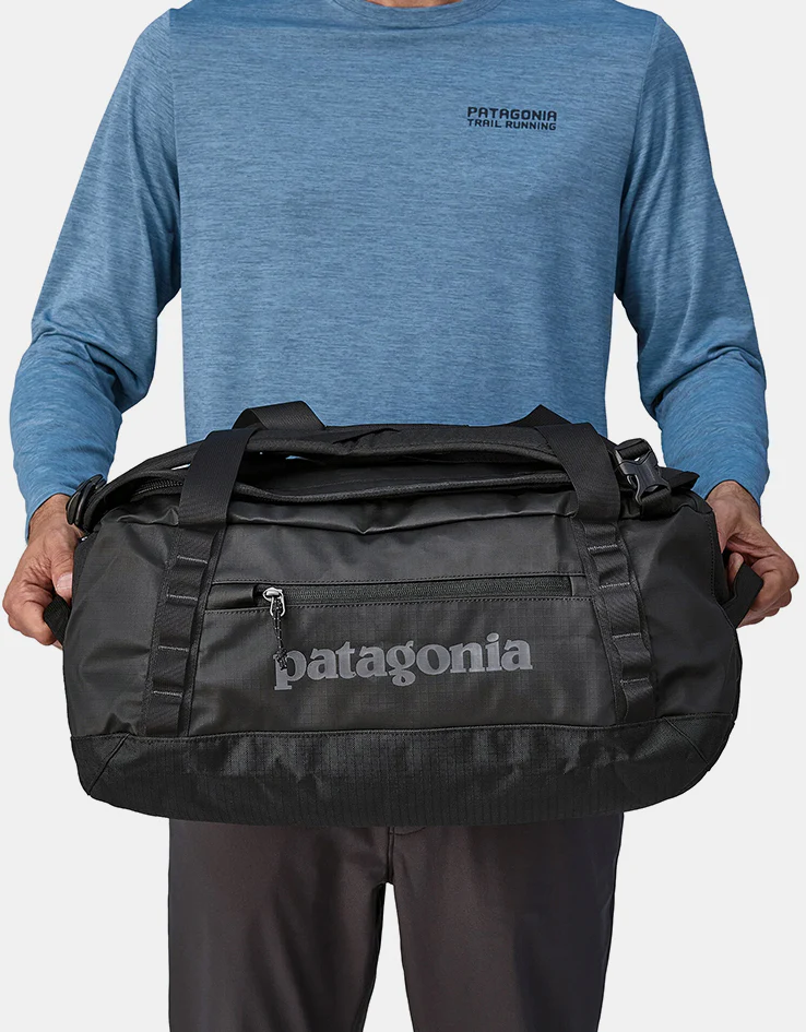 Patagonia Black Hole Duffel Bag 40L - Black w/Black - Image 5