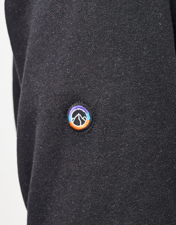 Patagonia Fitz Roy Icon Uprisal Crew Sweatshirt - Ink Black - Image 5