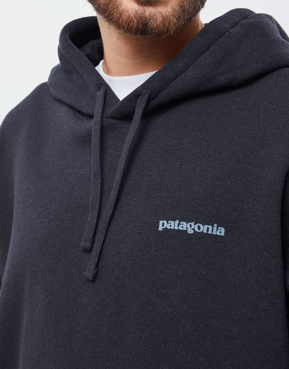 Patagonia Fitz Roy Icon Uprisal Pullover Hoodie - Ink Black - Image 2
