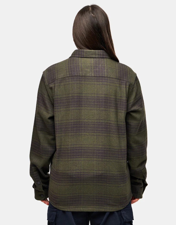 Patagonia Fjord L/S Flannel Shirt - Cascade: Basin Green - Image 8