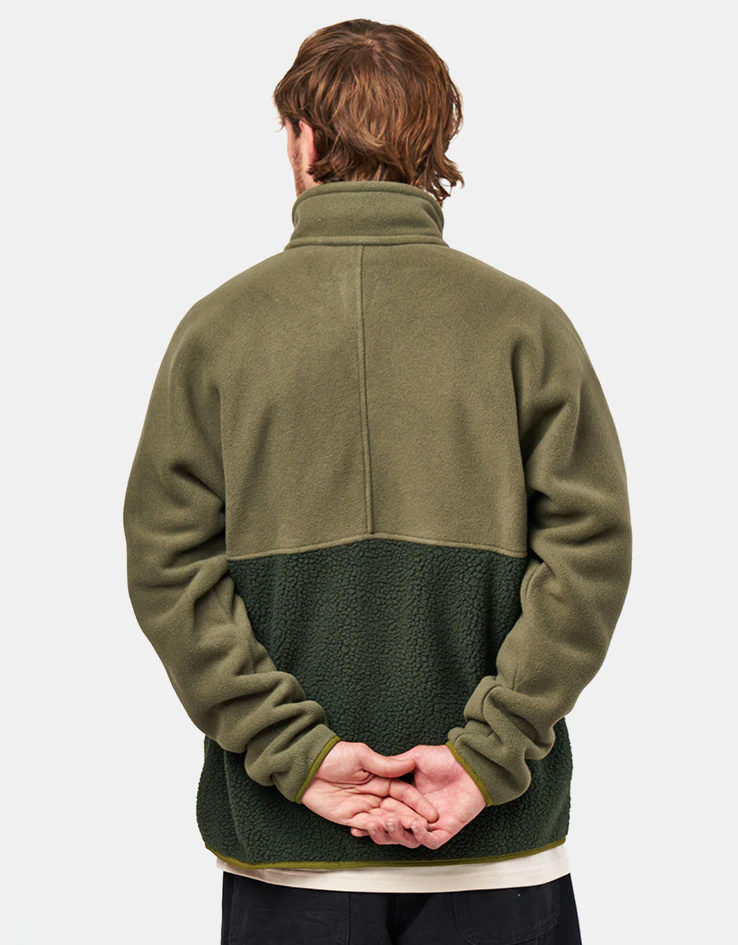 Patagonia Retro Pile 1/2 Snap Pullover Fleece - Old Growth Green - Image 2
