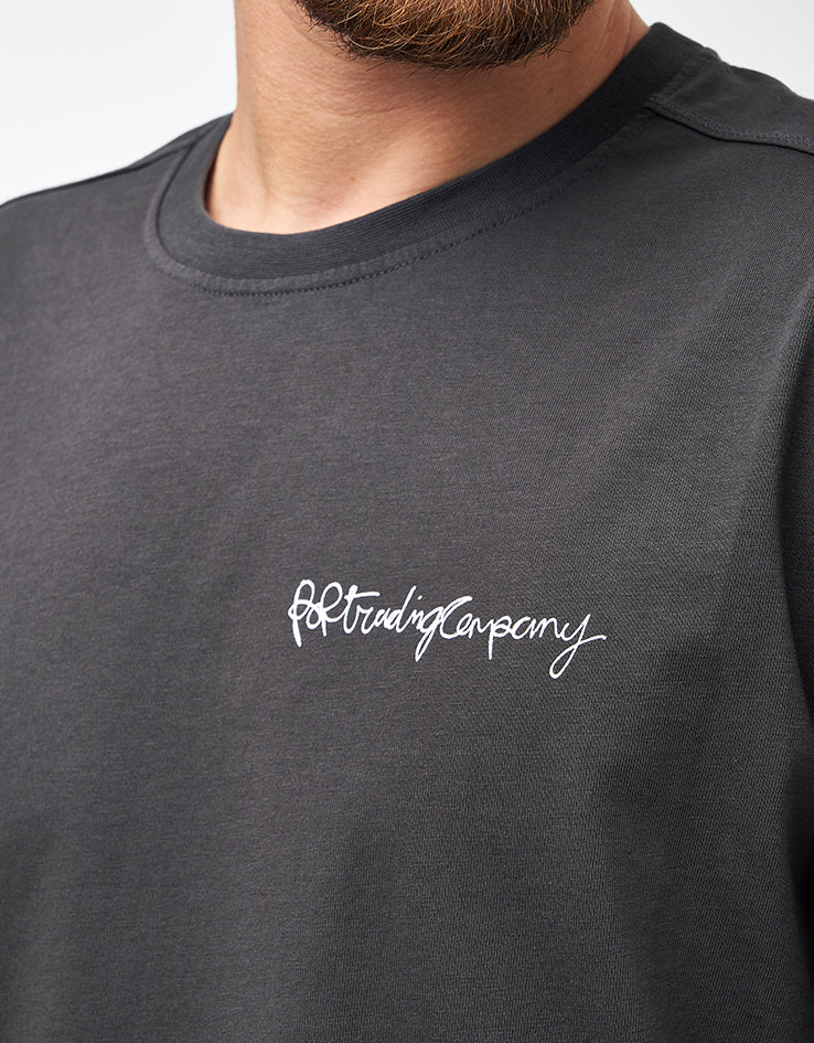 Pop Trading Company Oneliner T-Shirt - Anthracite - Image 4