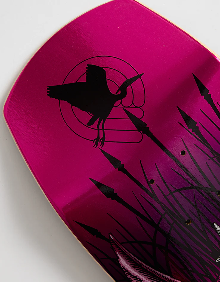 Powell Peralta Anderson Heron Skull Pink Foil 290 Skateboard Deck - 9.13" - Image 2