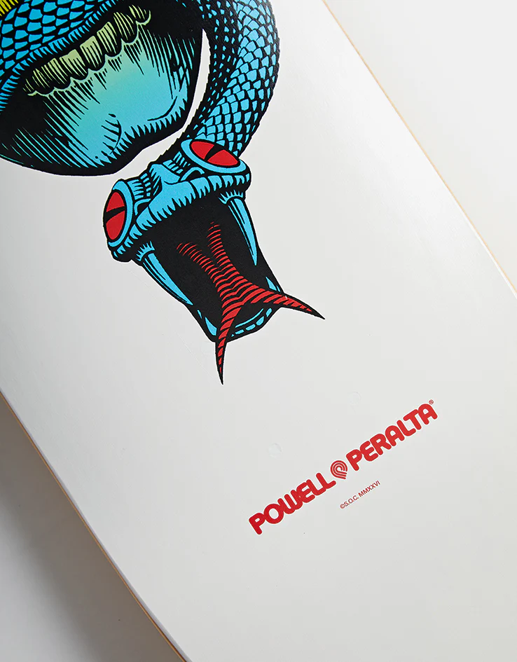 Powell Peralta McGill Skull & Snake Yellow Fade 244 Skateboard Deck - 8.5" - Image 4