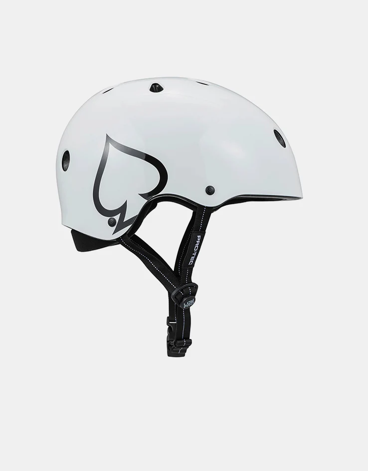Pro-Tec Low Pro Helmet - Gloss White - Image 2