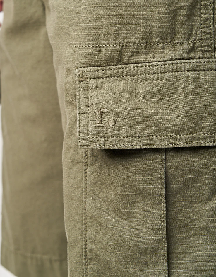 Route One Cargo Shorts - Olive - Image 7