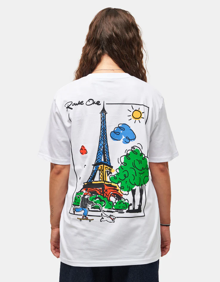 Route One Champ Organic T-Shirt - White - Image 6