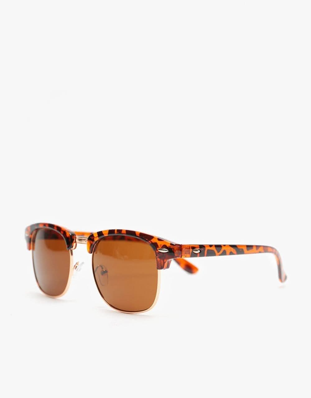 Route One Clubmaster Sunglasses - Tortoise - Image 3