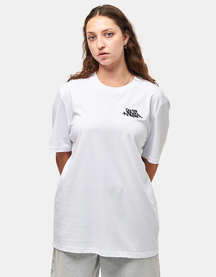 Route One Collect Call Organic T-Shirt - White - Image 4