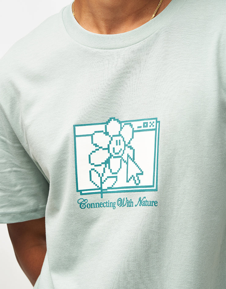 Route One Connecting With Nature Organic T-Shirt - Aloe - Image 3