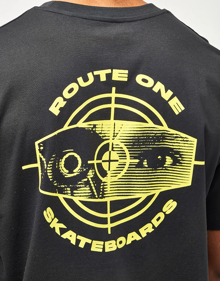 Route One Cyborg Organic T-Shirt - Black - Image 3