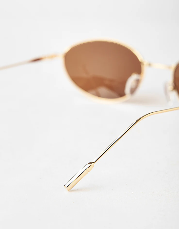 Route One Cyrus Sunglasses - Gold/Gold Lens - Image 5