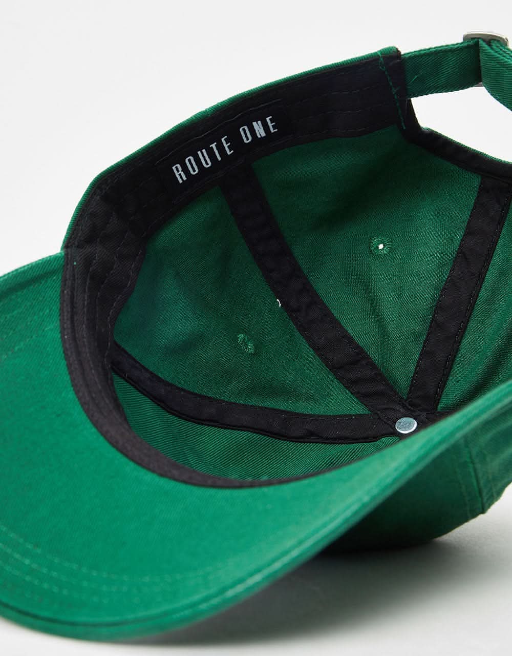 Route One Dad Cap - Forest Green - Image 4