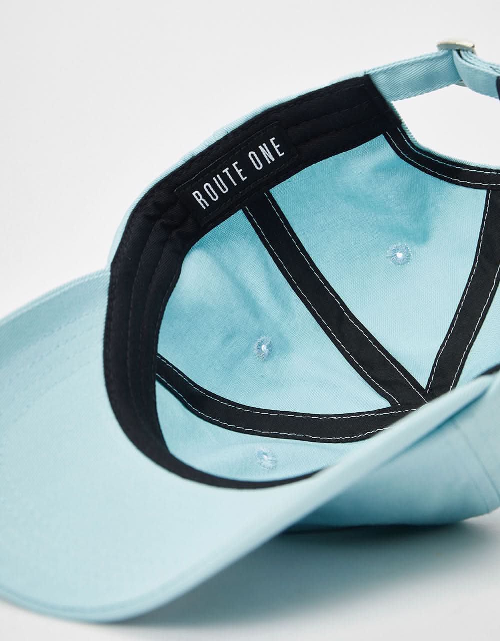 Route One Dad Cap - Sky Blue - Image 4