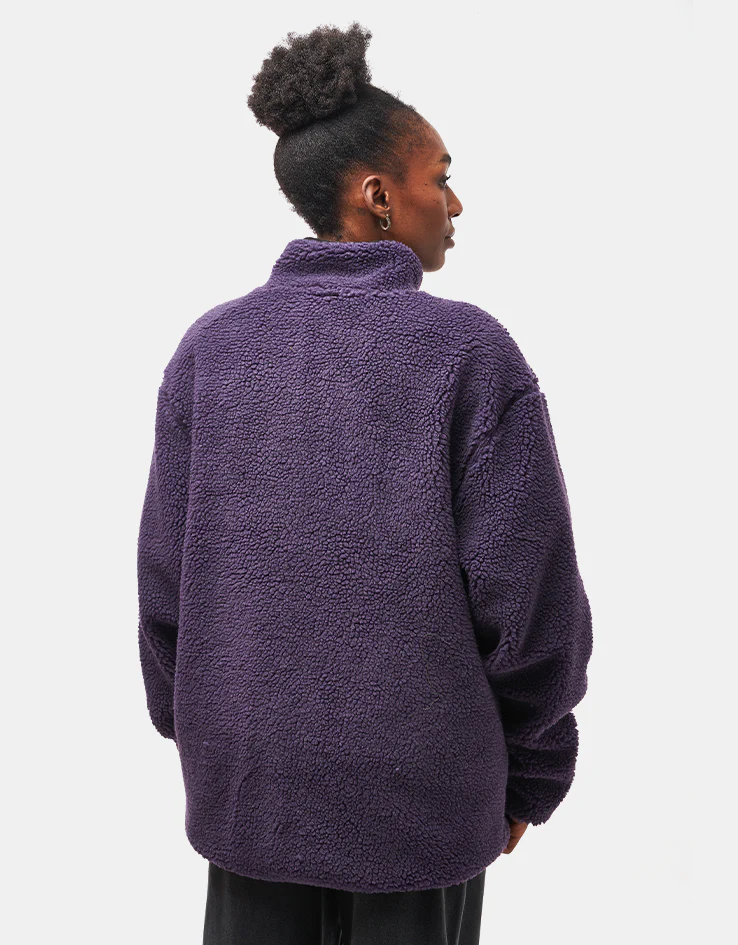 Route One Full Zip Reversible Fleece - Purple Velvet/Black - Image 13