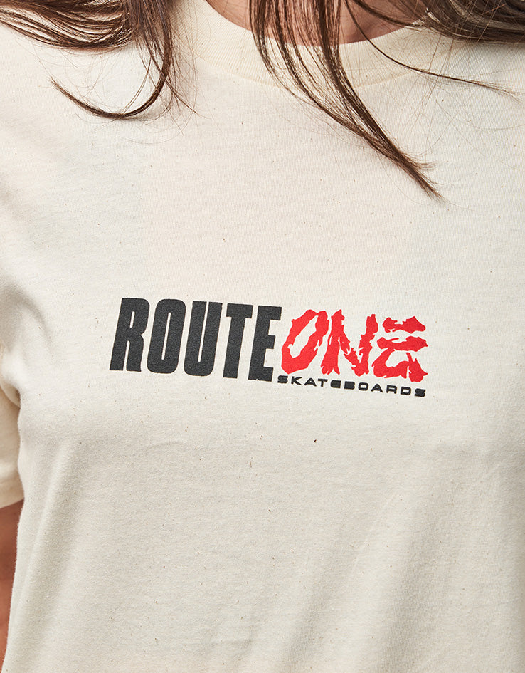 Route One Gaiden Organic T-Shirt - Natural Raw - Image 8