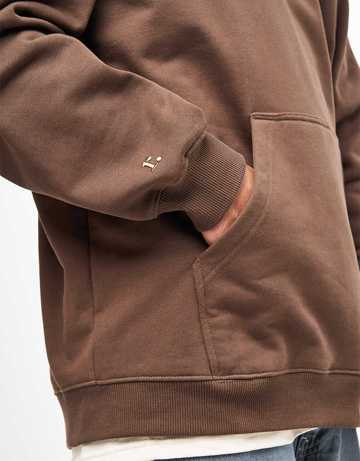 Route One Gaze Heavyweight Hoodie - Chestnut - Image 4