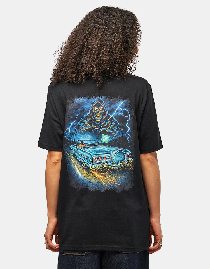 Route One Grim Horizons Organic T-Shirt - Black - Image 5