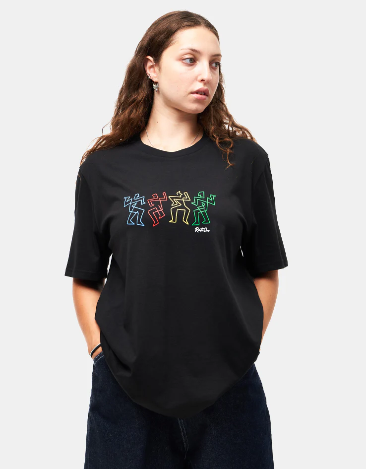 Route One Groovin' Organic T-Shirt - Black - Image 5