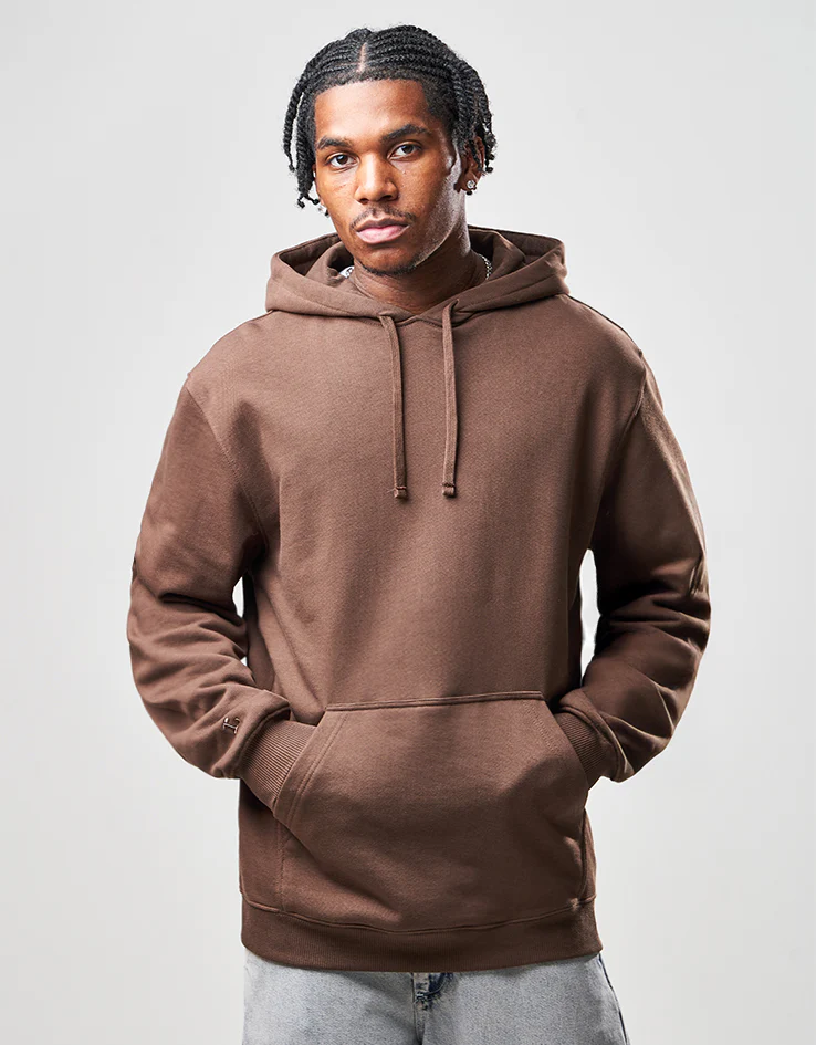 Route One Heavyweight Pullover Hoodie (400gsm) - Chestnut