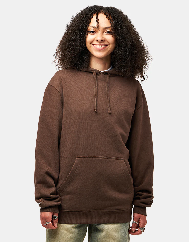 Route One Heavyweight Pullover Hoodie (400gsm) - Chestnut - Image 5