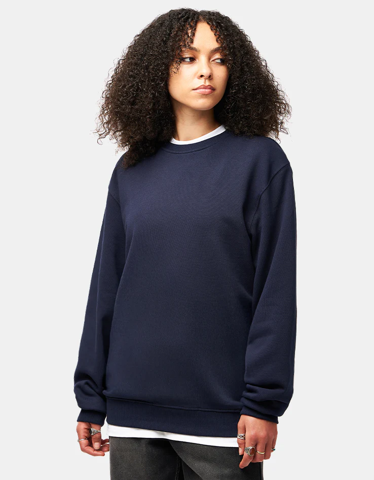 Route One Heavyweight Sweatshirt (400gsm) - Navy - Image 5